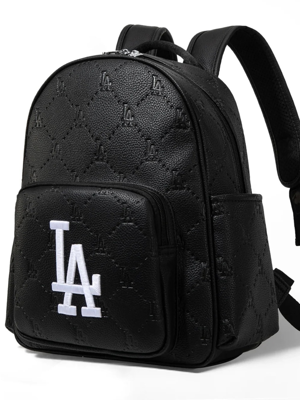 Los Angeles dodgers MLB Black Backpack with White LA Patch